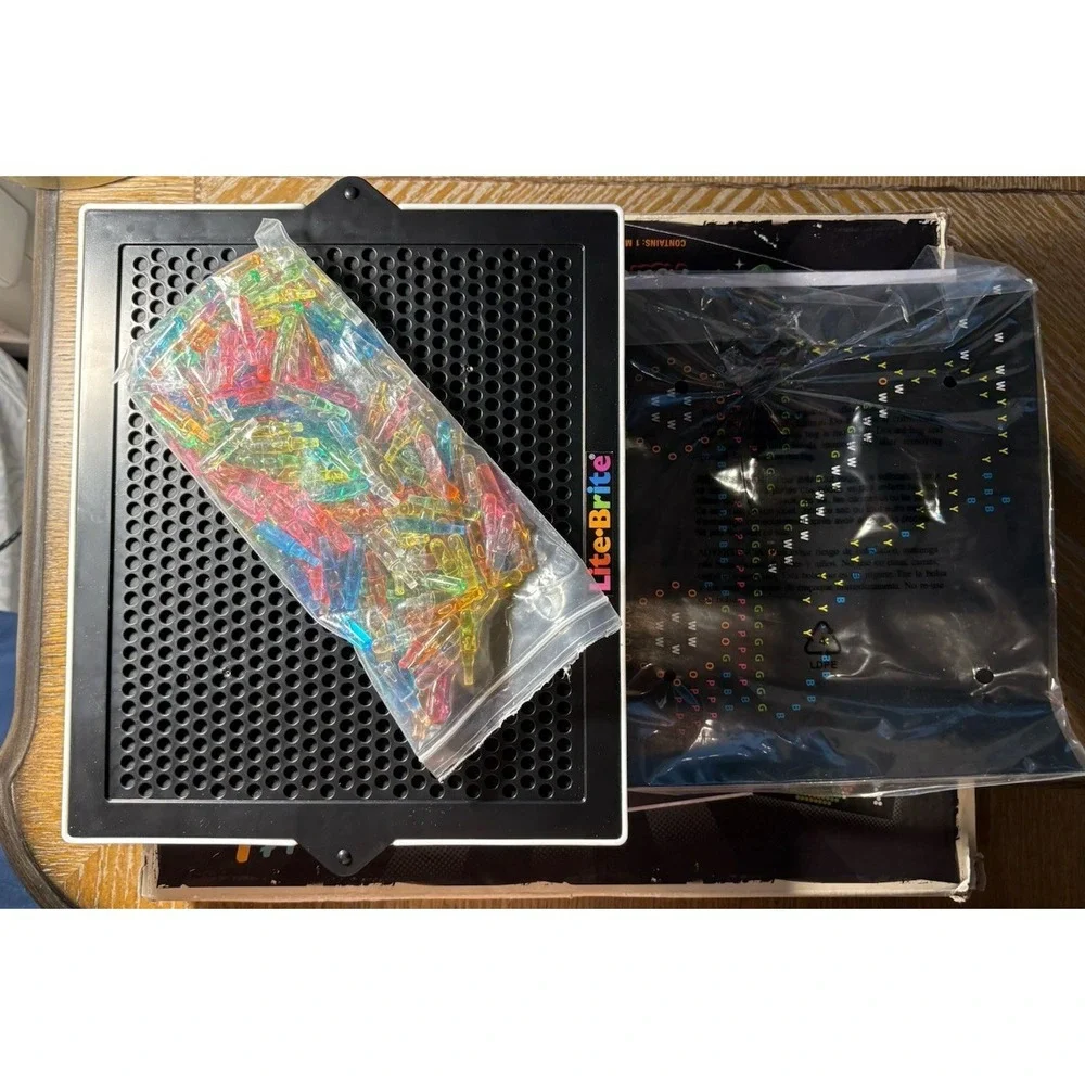 NEW Lite-Brite Classic, Favorite Retro Toy - Create Art with Light- 214 pieces